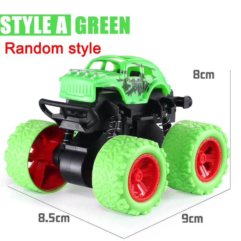 Pull Back Toy Car Inertial Rotation Car Four-wheel Drive Off-road Vehicle SUV Racing Power Car Children's Toy CarGift Quick Pick Grocers